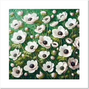 Anemone Flowers Posters and Art